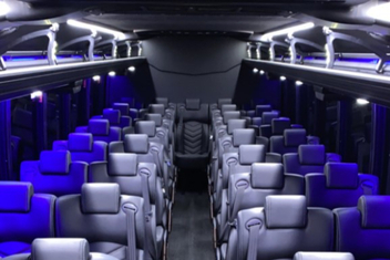 Corvallis Charter Bus Interior
