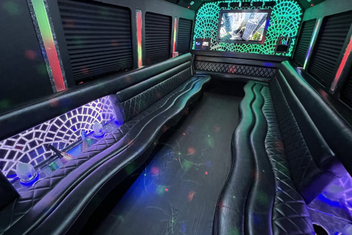 Corvallis Limo Bus Interior