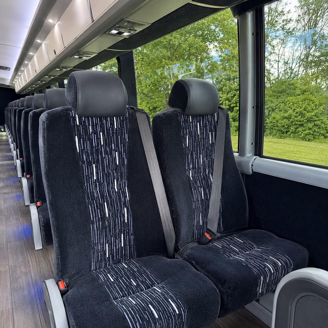 corvallis charter bus rental interior