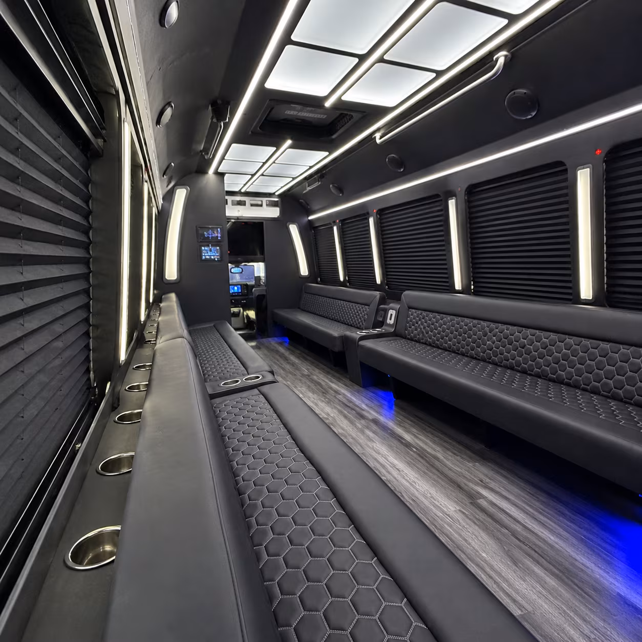 corvallis party bus rental interior